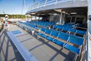 Outside, Lower Sun Deck Seating
