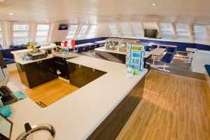 Main Deck, Bar and Buffet servery